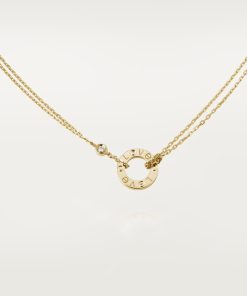 18K Love 2 Diamonds Necklace