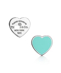 18K Return to Blue Heart Earrings