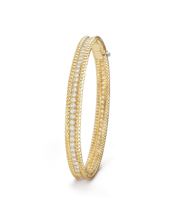 18K Perlée Diamonds One Row Bracelet