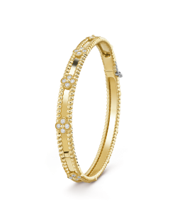 18K Perlée Sweet Clovers Small Bracelet