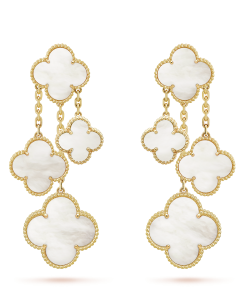 18k Magic Alhambra Four Motifs Earrings