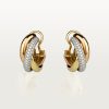 18k Trinity Diamond Earrings