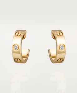 18k Love 2 Diamonds Earrings