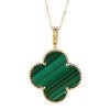 18K Magic Alhambra Malachite Necklace