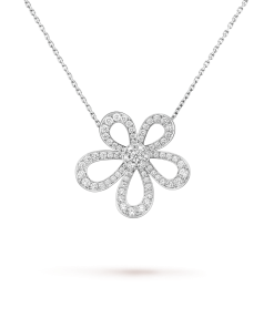 18K Flowerlace Pendant Necklace
