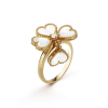 18K Sweet Alhambra Effeuillage Pearls Ring