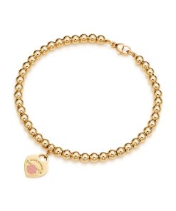 18K Return to Heart Tag Bracelet