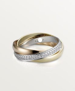 18K Trinity Diamonds Ring
