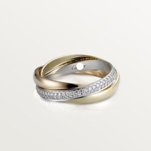 18K Trinity Diamonds Ring