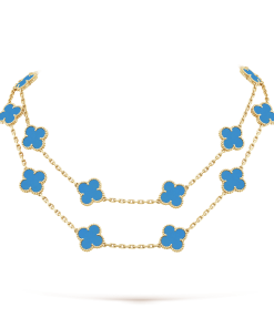 18K Vintage Alhambra 20 Motifs Long Necklace