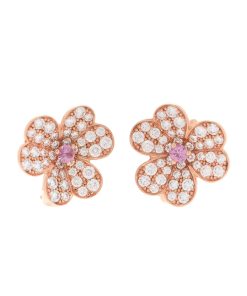 18k Frivole Pink Sapphire Earrings