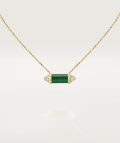 18K Les Berlingots De Malachite Necklace