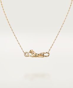 18K Panthère De Diamond Necklace