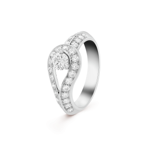18K Couture Solitaire Ring