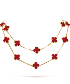18K Vintage Alhambra 20 Motifs Long Necklace
