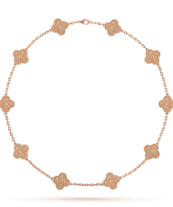 18K Vintage Alhambra 10 Motifs Necklace