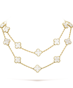 18K Vintage Alhambra 20 Motifs Long Necklace