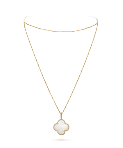 18K Magic Alhambra One Motif Pearl Necklace