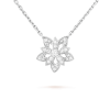 18K Lotus Openwork Pendant Necklace
