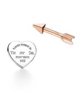 18K Return to Lovestruck Heart Tag & Arrow Earrings