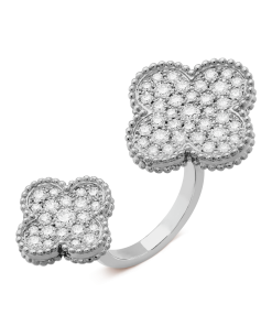 18K Magic Alhambra Diamond Ring