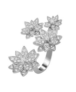 18K Lotus Four Flowers Ring