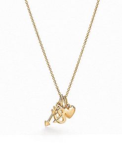 18K T Wine and Dine Pendant Necklace