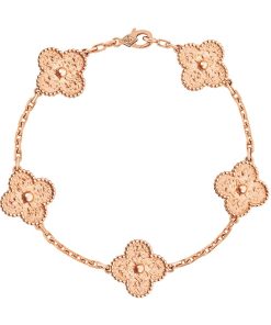 18K Vintage Alhambra Five Motifs Bracelet