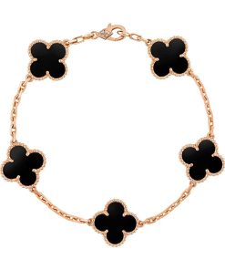 18K Vintage Alhambra Five Motifs Bracelet