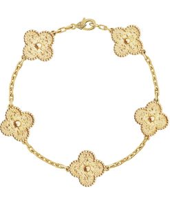 18K Vintage Alhambra Five Motifs Bracelet