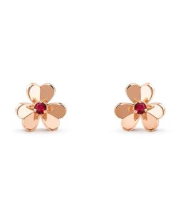 18k Frivole Mini Ruby Earrings