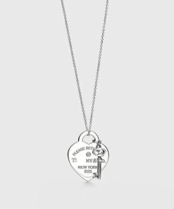 18K Return to Heart & Key Necklace