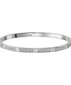 18K Diamonds-Paved Love Bracelet