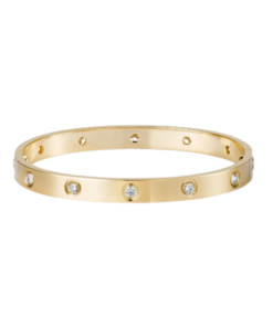 18K Ten Diamonds Love Bracelet