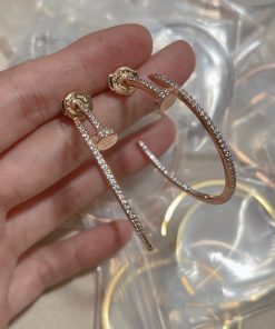 18K Juste Un Clou Diamonds Earrings