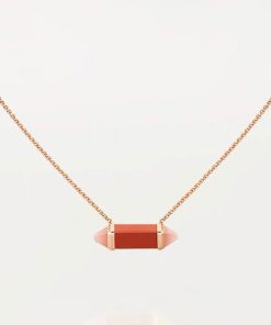 18K Les Berlingots De Pink Necklace