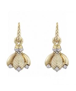 18K Grain De Café Earrings